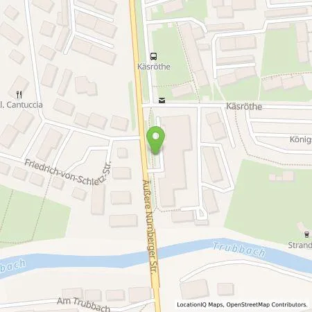 Standortübersicht der Tankstelle Stadtwerke Forchheim GmbH in 91301 Forchheim