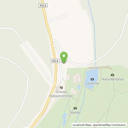 Standortübersicht der Tankstelle Stadtwerke Forchheim GmbH in 91349 Egloffstein