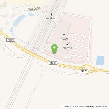 Standortübersicht der Tankstelle Stadtwerke Forchheim GmbH in 91301 Forchheim