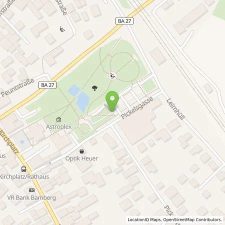 Standortübersicht der Tankstelle Stadtwerke Forchheim GmbH in 96114 Hirschaid