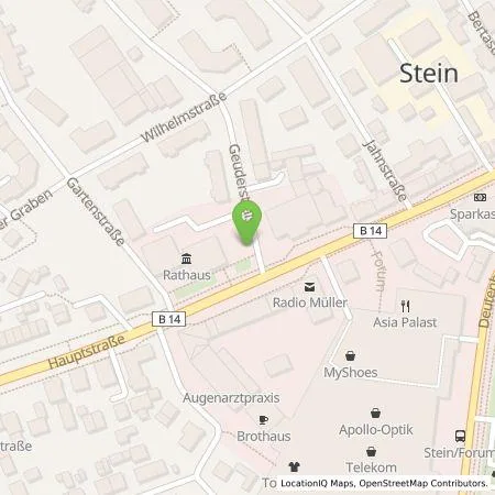 Standortübersicht der Tankstelle Bürgerkraftwerke Stein GmbH in 90547 Stein