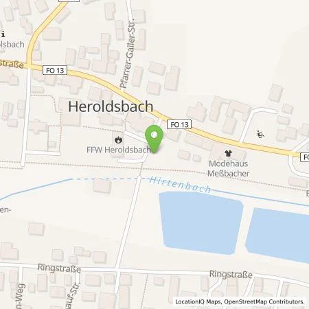 Standortübersicht der Tankstelle Gemeinde Heroldsbach - Regiebetrieb Stromversorgung in 91336 Heroldsbach