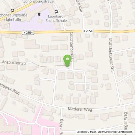 Standortübersicht der Tankstelle ecoSWITCH AG in 74564 Crailsheim