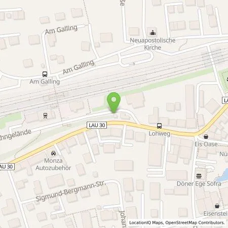 Standortübersicht der Tankstelle HEWA GmbH in 91217 Hersbruck