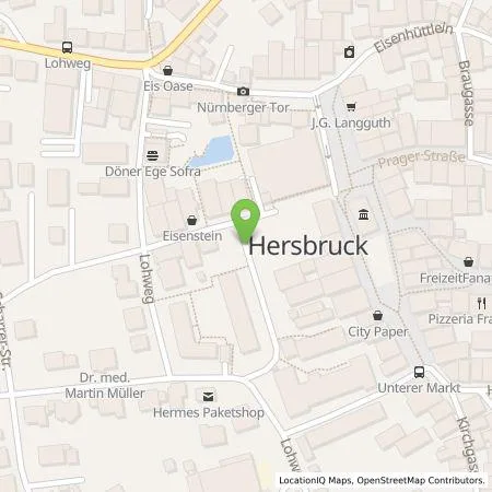 Standortübersicht der Tankstelle HEWA GmbH in 91217 Hersbruck