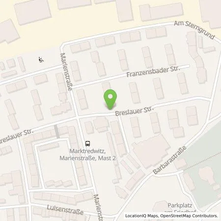 Standortübersicht der Tankstelle ZukunftsEnergie Nordostbayern in 95615 Marktredwitz