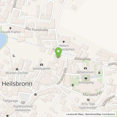 Standortübersicht der Tankstelle Stadtwerke Heilsbronn in 91560 Heilsbronn