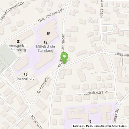 Standortübersicht der Tankstelle Energieversorgung Landsberg GmbH & Co. KG in 82319 Starnberg