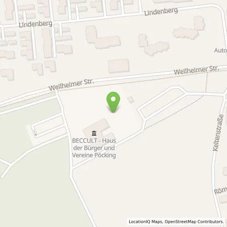 Standortübersicht der Tankstelle Energieversorgung Landsberg GmbH & Co. KG in 82343 Pöcking