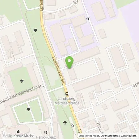 Standortübersicht der Tankstelle Energieversorgung Landsberg GmbH & Co. KG in 86899 Landsberg