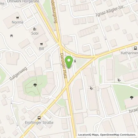 Standortübersicht der Tankstelle Energieversorgung Landsberg GmbH & Co. KG in 86899 Landsberg am Lech