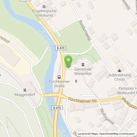 Standortübersicht der Tankstelle Stadtwerke Ebermannstadt Versorgungsbetriebe GmbH in 91346 Wiesenttal