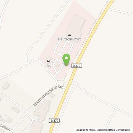 Standortübersicht der Tankstelle Stadtwerke Ebermannstadt Versorgungsbetriebe GmbH in 91365 Weilersbach