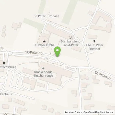 Standortübersicht der Tankstelle N-ERGIE Aktiengesellschaft in 95643 Tirschenreuth