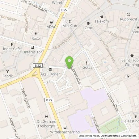 Standortübersicht der Tankstelle Stadtwerke Bayreuth Holding GmbH in 95444 Bayreuth