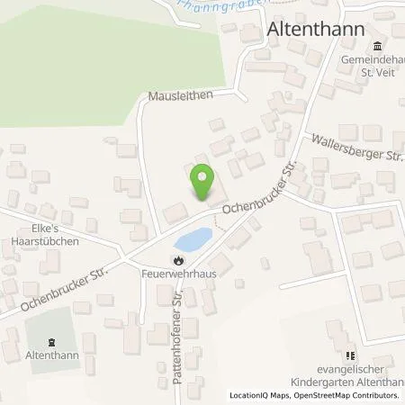 Standortübersicht der Tankstelle Gemeindewerke Feucht Holding GmbH in 90592 Altenthann