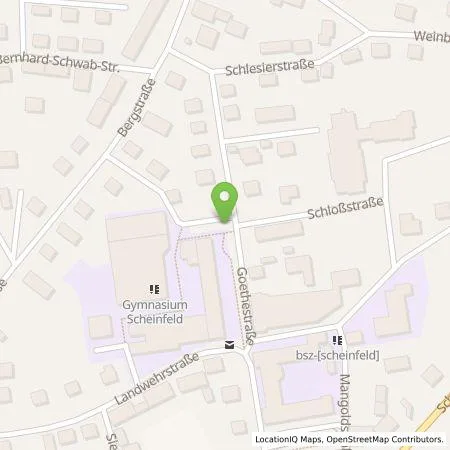 Standortübersicht der Tankstelle Stadtwerke Scheinfeld (Eigenbetrieb) in 91443 Scheinfeld