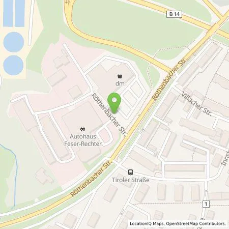 Standortübersicht der Tankstelle Städtische Werke Lauf a. d. Pegnitz GmbH in 91207 Lauf an der Pegnitz