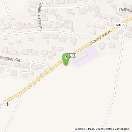 Standortübersicht der Tankstelle Städtische Werke Lauf a. d. Pegnitz GmbH in 91207 Lauf an der Pegnitz