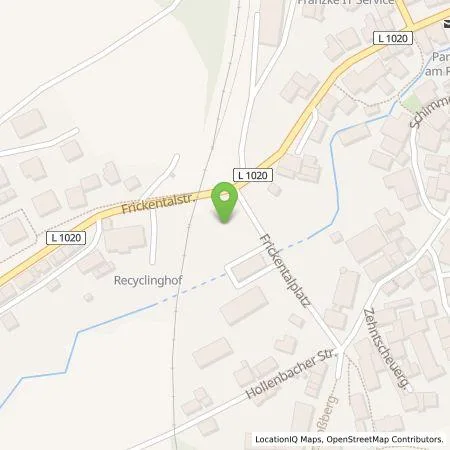 Standortübersicht der Tankstelle Überlandwerk Schäftersheim GmbH & Co. KG in 97996 Niederstetten