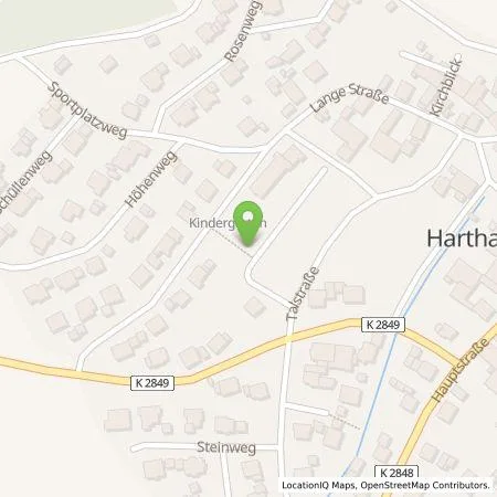 Standortübersicht der Tankstelle Überlandwerk Schäftersheim GmbH & Co. KG in 97999 Harthausen