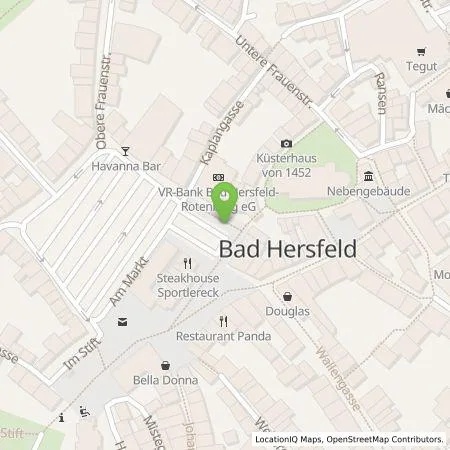 Standortübersicht der Tankstelle Regioladen+ GmbH & Co.KG in 36251 Bad Hersfeld