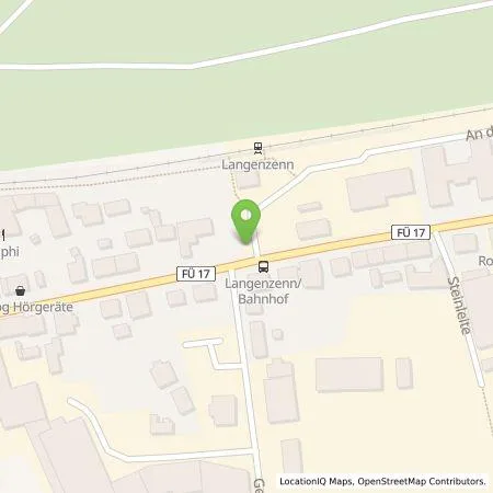 Standortübersicht der Tankstelle N-ERGIE Aktiengesellschaft in 90579 Langenzenn