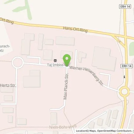 Standortübersicht der Tankstelle Herzo Energie GmbH in 91074 Herzogenaurach