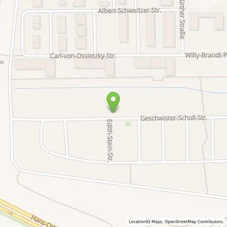 Standortübersicht der Tankstelle Herzo Energie GmbH in 91074 Herzogenaurach