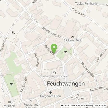 Standortübersicht der Tankstelle Stadtwerke Feuchtwangen in 91555 Feuchtwangen