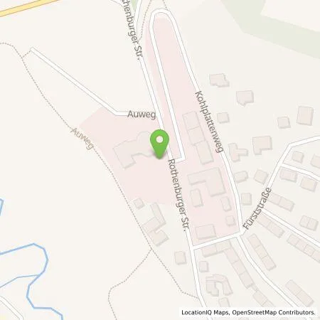 Standortübersicht der Tankstelle Stadtwerke Feuchtwangen in 91555 Feuchtwangen