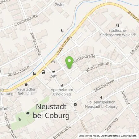 Standortübersicht der Tankstelle KBN Kommunalbetriebe Neustadt GmbH in 96465 Neustadt