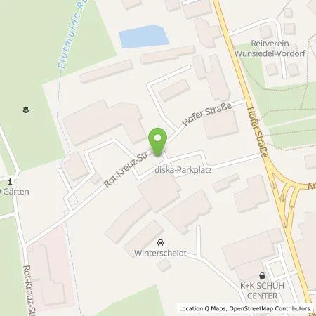 Standortübersicht der Tankstelle ZukunftsEnergie Nordostbayern in 95632 Wunsiedel