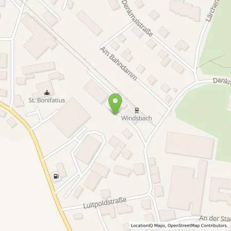 Standortübersicht der Tankstelle Stadtwerke Windsbach (Eigenbetrieb) in 91575 Windsbach