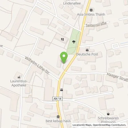 Standortübersicht der Tankstelle N-ERGIE Aktiengesellschaft in 91564 Neuendettelsau