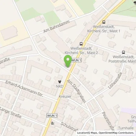 Standortübersicht der Tankstelle ZukunftsEnergie Nordostbayern in 95163 Weißenstadt