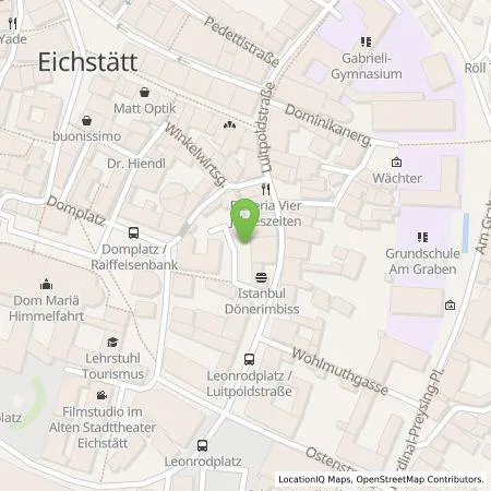 Standortübersicht der Tankstelle Stadtwerke Eichstätt Versorgungs-GmbH in 85072 Eichstätt