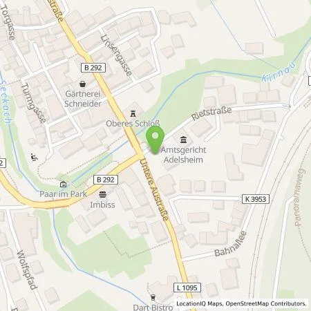 Standortübersicht der Tankstelle deer GmbH in 74740 Adelsheim