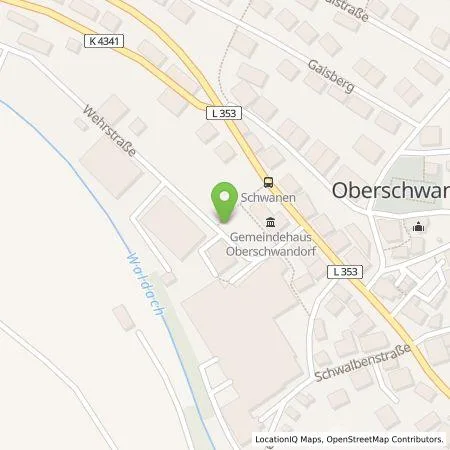 Standortübersicht der Tankstelle deer GmbH in 72221 Haiterbach