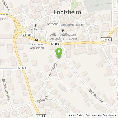 Standortübersicht der Tankstelle deer GmbH in 71292 Friolzheim