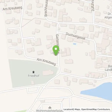 Standortübersicht der Tankstelle deer GmbH in 91639 Wolframs-Eschanbach