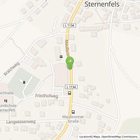 Standortübersicht der Tankstelle deer GmbH in 75447 Sternenfels