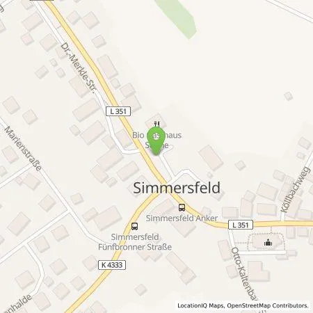 Standortübersicht der Tankstelle deer GmbH in 72226 Simmersfeld