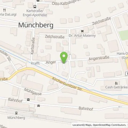 Standortübersicht der Tankstelle EMS Münchberg und Schwarzenbach Saale GmbH & Co.KG in 95213 Münchberg