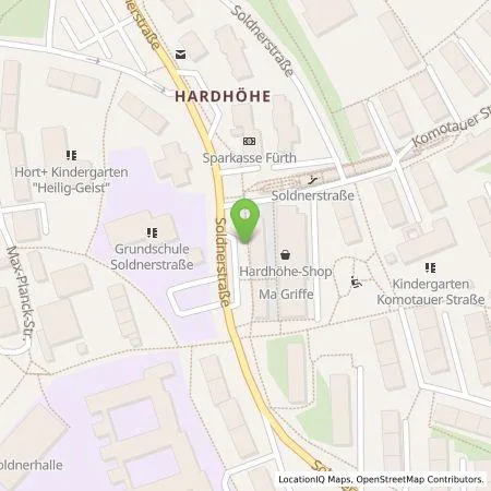 Standortübersicht der Tankstelle infra fürth service gmbh in 90766 Fürth