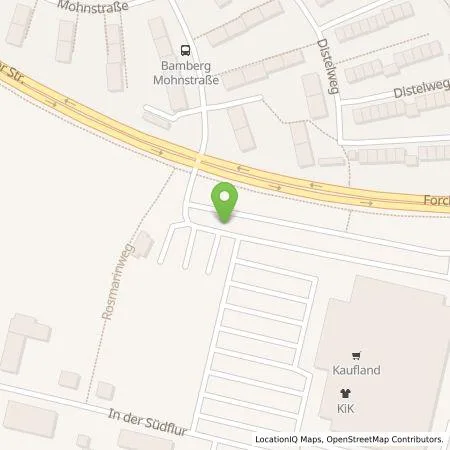 Standortübersicht der Tankstelle Stadtwerke Bamberg Verkehrs- und Park GmbH in 96050 Bamberg