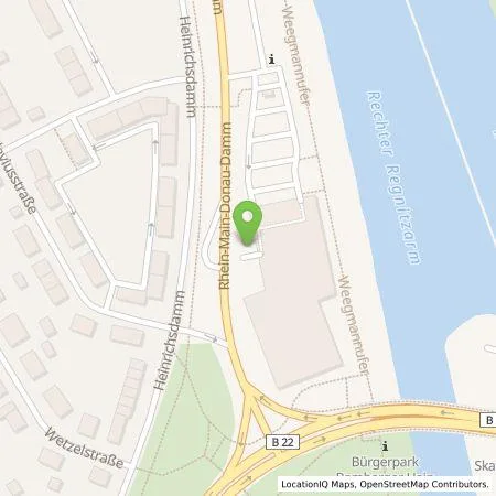 Standortübersicht der Tankstelle Stadtwerke Bamberg Verkehrs- und Park GmbH in 96052 Bamberg