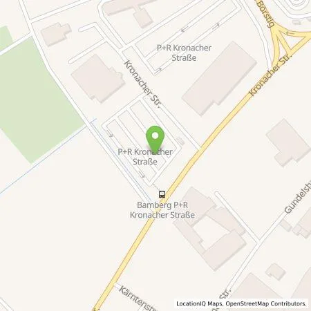 Standortübersicht der Tankstelle Stadtwerke Bamberg Verkehrs- und Park GmbH in 96052 Bamberg