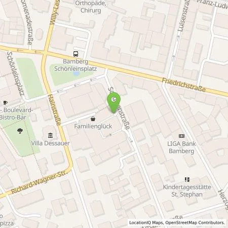 Standortübersicht der Tankstelle Stadtwerke Bamberg Verkehrs- und Park GmbH in 96047 Bamberg