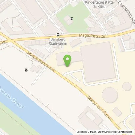 Standortübersicht der Tankstelle Stadtwerke Bamberg Verkehrs- und Park GmbH in 96052 Bamberg